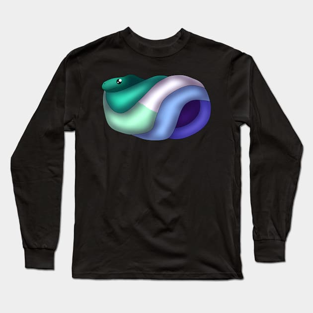 Gay Men Snake Long Sleeve T-Shirt by TheQueerPotato